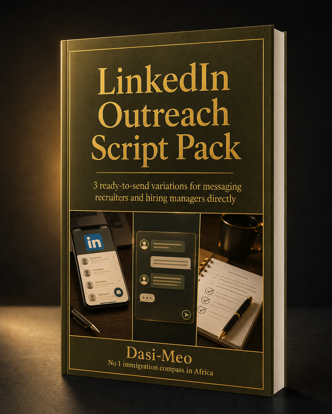 LinkedIn Outreach Script Pack - bonus eBook cover