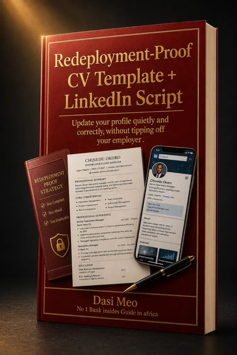 Redeployment-Proof CV Template and LinkedIn Script bonus