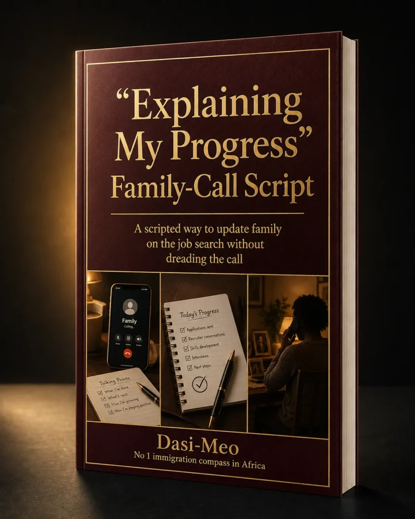 Explaining My Progress Family-Call Script bonus