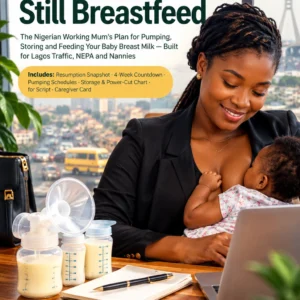 Resume & Still Breastfeed guide cover: a working mother breastfeeding at her desk