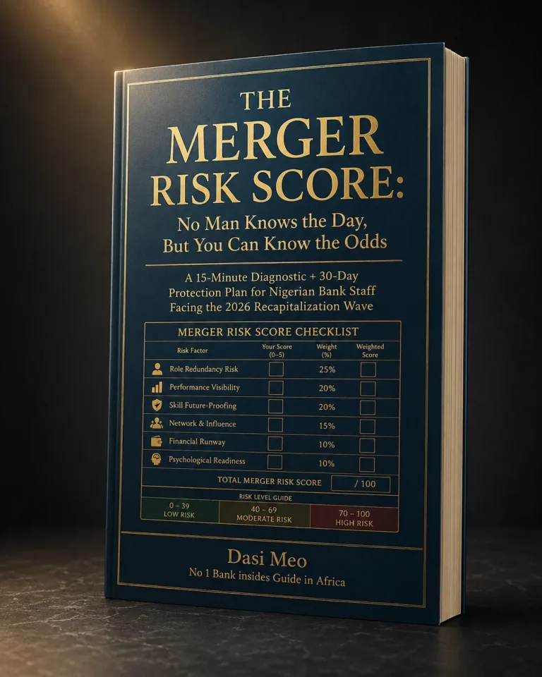 The Merger Risk Score cover
